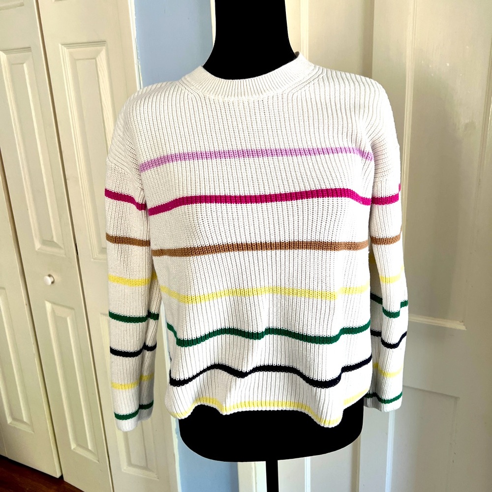 GAP M spring stripe sweater size M
